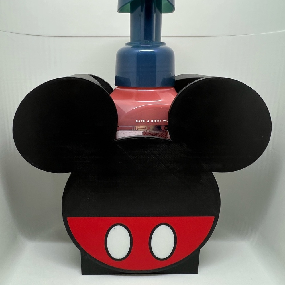 Custom design - Mickey Mouse bath and body works soap holder